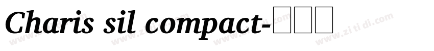 Charis sil compact字体转换